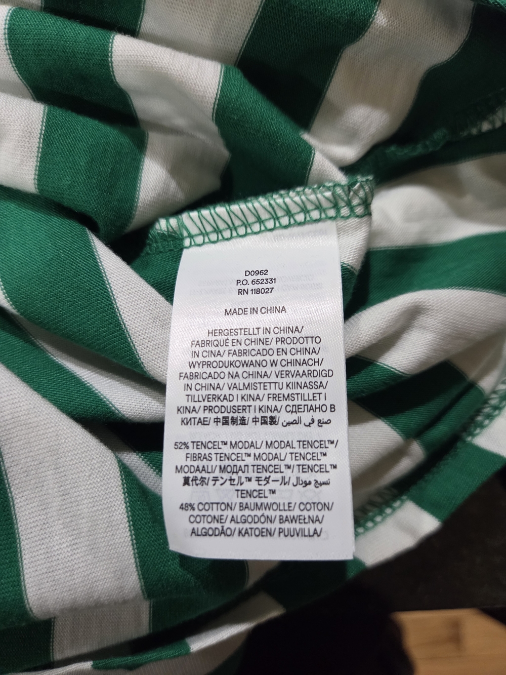 Boden Green and White Vertical Stripe Midi Shirt Dress - Size 14 - Picture 10 of 13